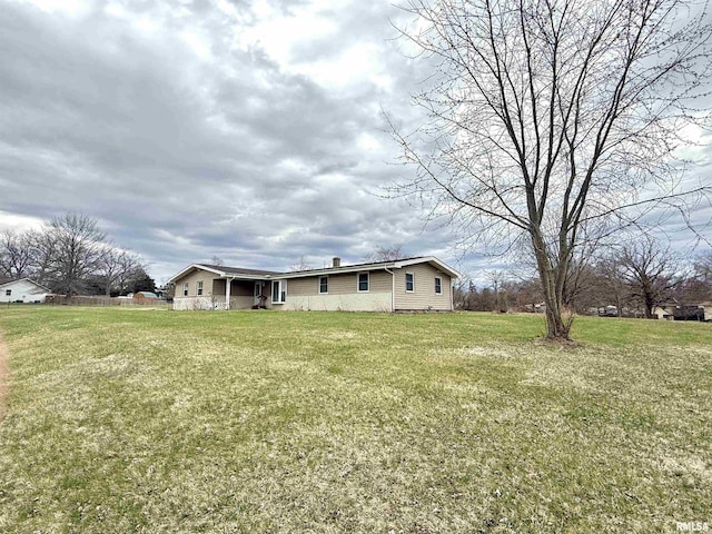 view of yard