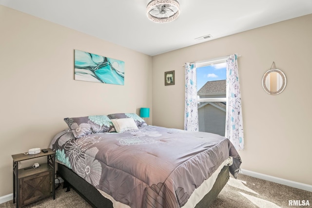 413 Hodges Ct, Chatham, IL 62629 - bedroom featuring baseboards, visible vents, and carpet floors