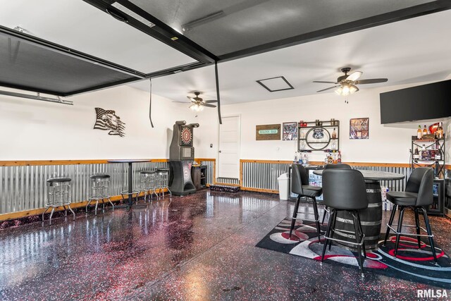 413 Hodges Ct, Chatham, IL 62629 - interior space featuring ceiling fan
