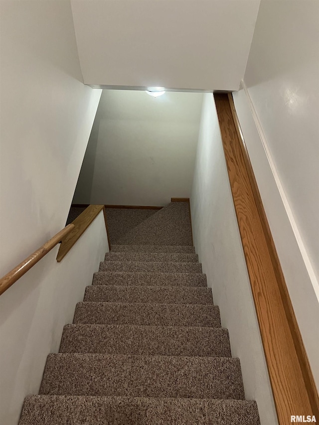 view of stairs