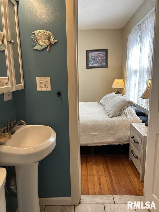 1106 Jefferson St, Quincy, IL 62301 - kitchen with stainless steel refrigerator with ice dispenser, dark wood finished floors, a sink, a ceiling fan, and white dishwasher