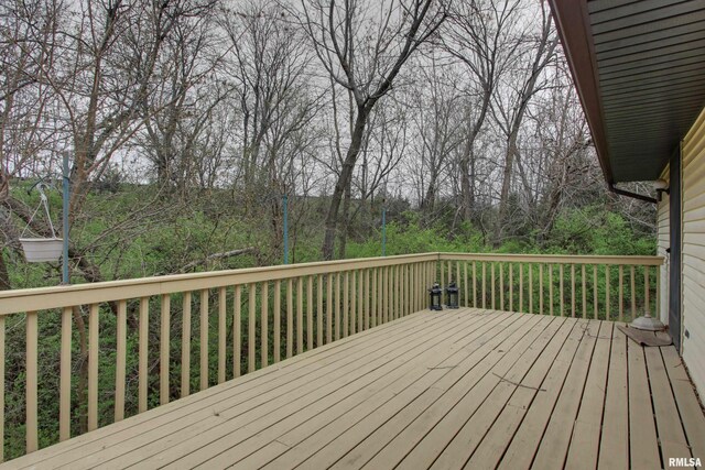 624 Pawn Ave, Quincy, IL 62305 - view of wooden deck