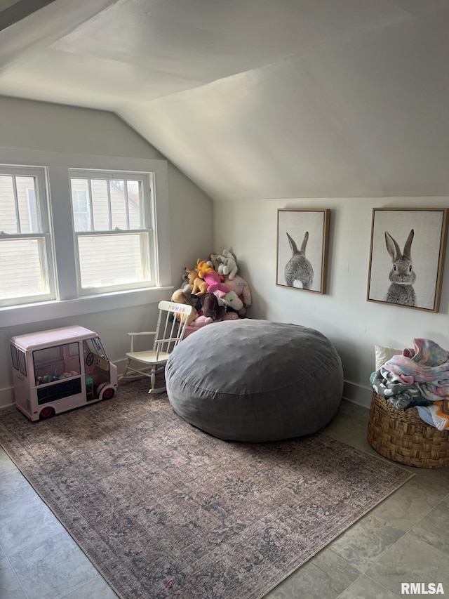 1037 Brown Ave, Galesburg, IL 61401 - bedroom with lofted ceiling