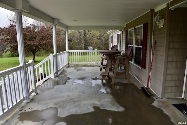 24 Davis Rd, Cave In Rock, IL 62919 - view of patio / terrace featuring covered porch