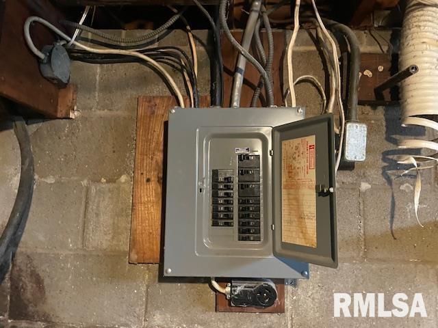 utilities with electric panel