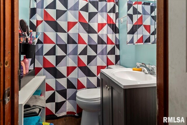 417 N Stephens Ave, Springfield, IL 62702 - bathroom featuring vanity and toilet