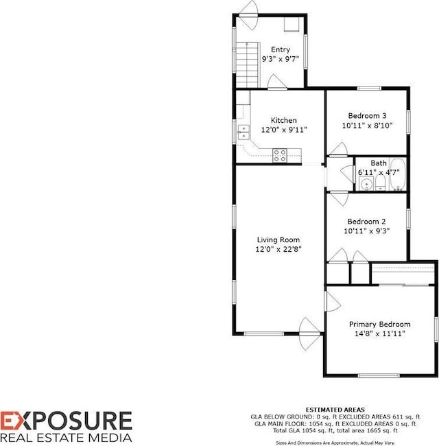 417 N Stephens Ave, Springfield, IL 62702 - room layout