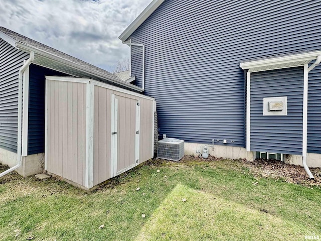 3096 Whitehaven Cir, Galesburg, IL 61401 - view of shed with central AC