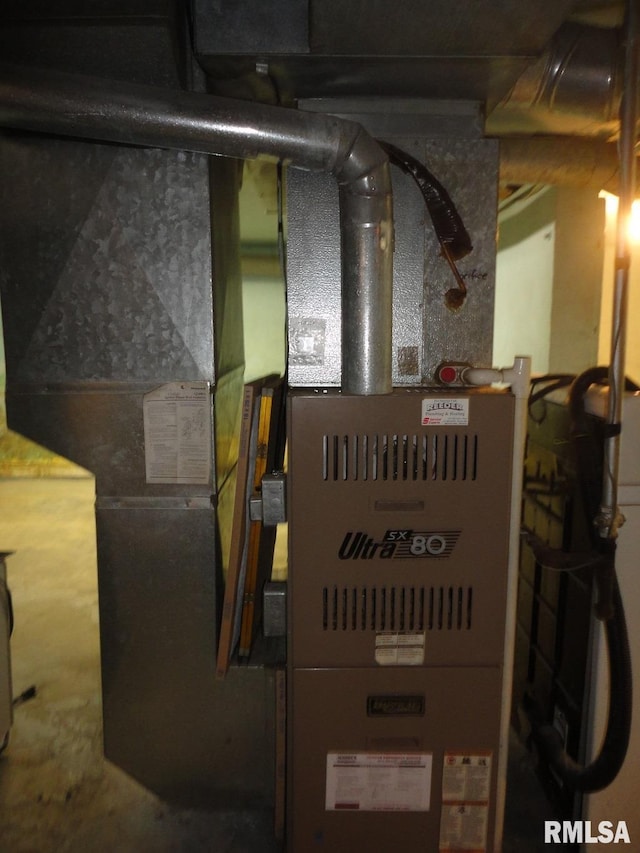 view of utility room