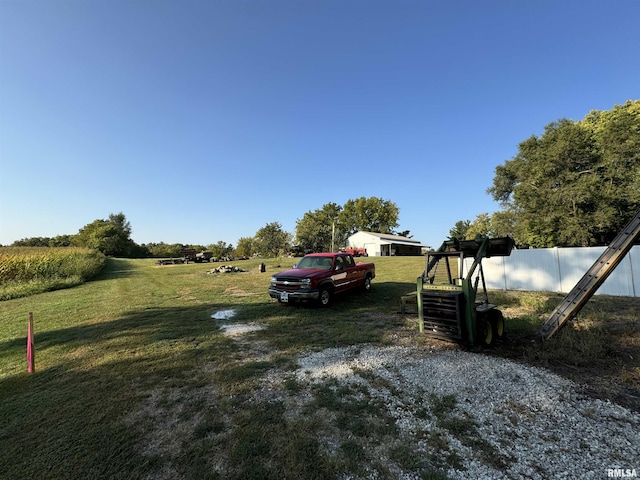 323 E Cortland St, Avon, IL 61415 - view of yard with fence