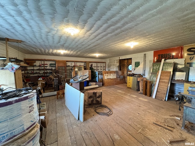 323 E Cortland St, Avon, IL 61415 - basement featuring hardwood / wood-style floors