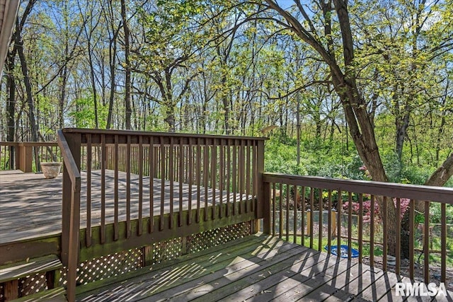 view of deck