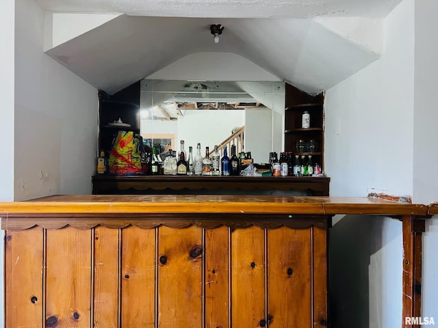 bar with a dry bar