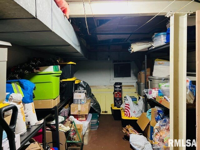 view of storage