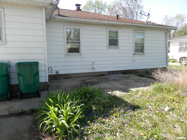 515 Franklin Ave, Galesburg, IL 61401 - rear view of property with a patio area and a chimney