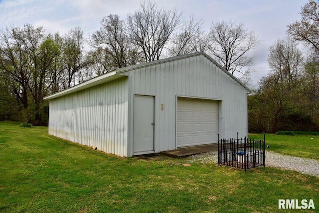 22 Roundhouse Rd, Herod, IL 62947 - detached garage featuring driveway