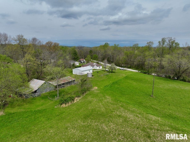 22 Roundhouse Rd, Herod, IL 62947 - bird's eye view with a wooded view