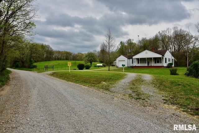22 Roundhouse Rd, Herod, IL 62947 - view of road featuring gravel driveway