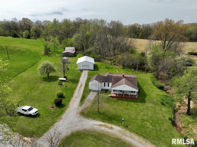 22 Roundhouse Rd, Herod, IL 62947 - bird's eye view featuring a rural view