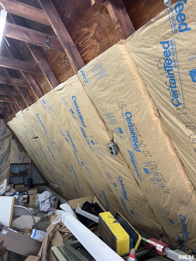 286 Kochs Ln, Meredosia, IL 62665 - view of unfinished attic