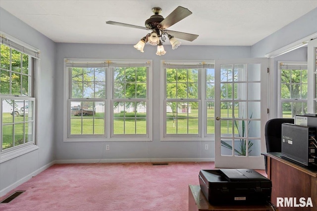 3300 Winch Rd, Springfield, IL 62707 - sunroom / solarium with french doors