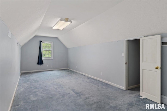 3300 Winch Rd, Springfield, IL 62707 - additional living space with vaulted ceiling, carpet, and baseboards