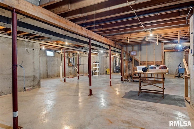 3300 Winch Rd, Springfield, IL 62707 - view of unfinished below grade area