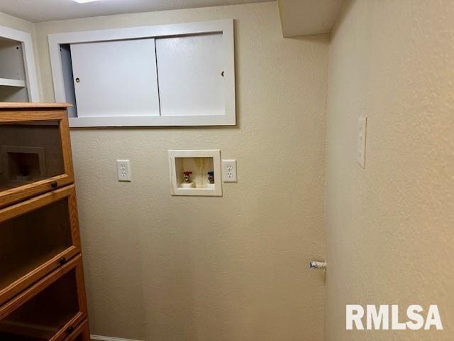 washroom featuring laundry area and hookup for a washing machine