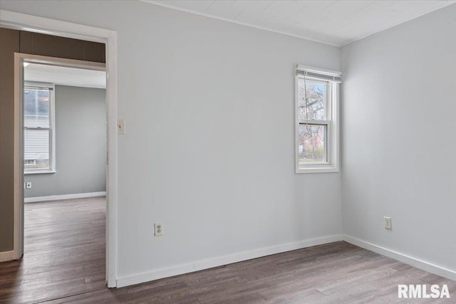 1127 N 6th St, Springfield, IL 62702 - unfurnished room featuring baseboards, plenty of natural light, and wood finished floors