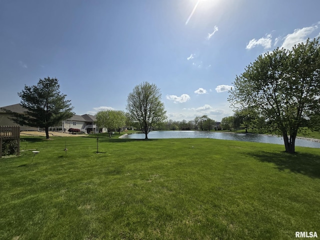 3408 Wynvalley Rd, Quincy, IL 62301 - view of grassy yard with a water view