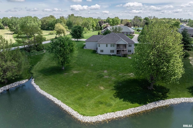 3408 Wynvalley Rd, Quincy, IL 62301 - view from above of property featuring a nearby body of water