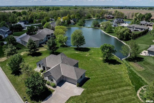 3408 Wynvalley Rd, Quincy, IL 62301 - aerial perspective of suburban area with a nearby body of water