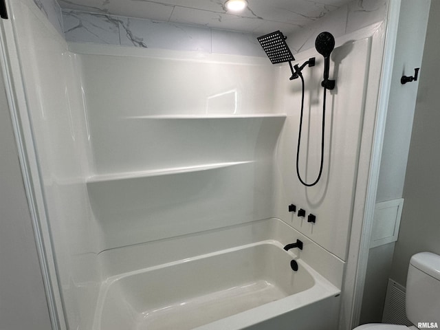 1815 Stonehenge Rd, Springfield, IL 62702 - bathroom with toilet and shower / bathtub combination