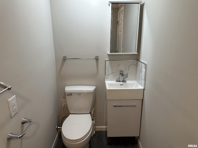 1815 Stonehenge Rd, Springfield, IL 62702 - half bathroom with vanity and toilet