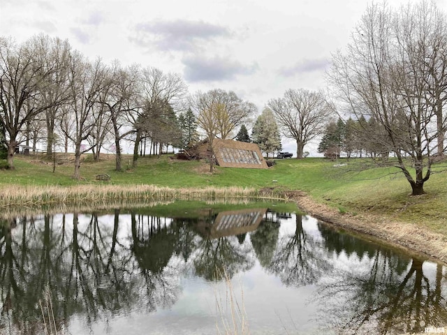 view of water feature