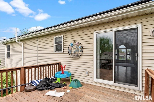 view of deck