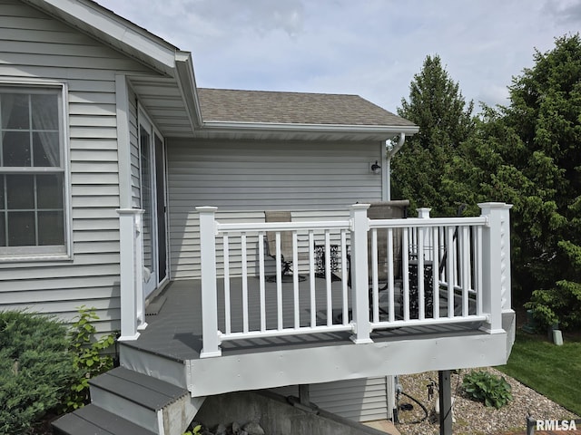 2704 Kings Pointe NE Unit 2704, Quincy, IL 62305 - view of wooden deck