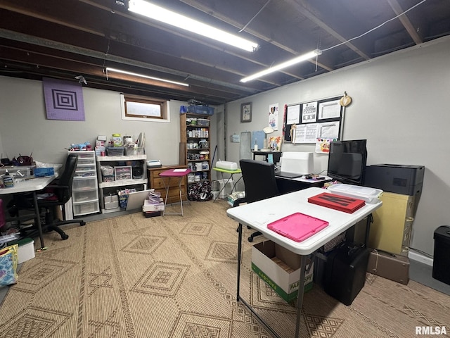 view of office