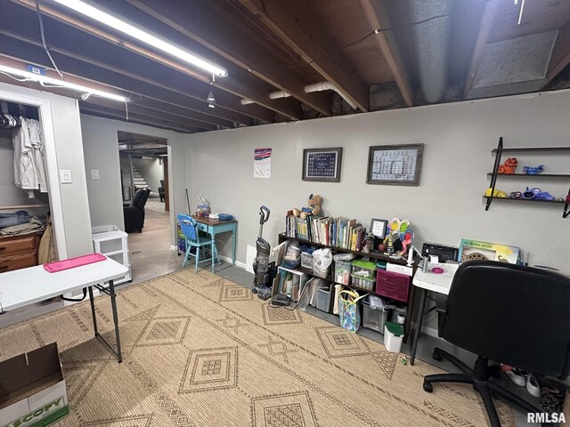 view of office
