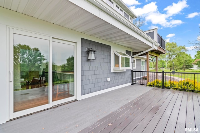 view of deck