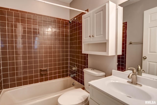 2628 S Forrest Green Dr, Decatur, IL 62521 - bathroom with  shower combination and vanity