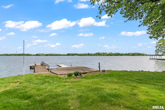 188 E Hazel Dell Ln, Springfield, IL 62712 - dock area with a water view