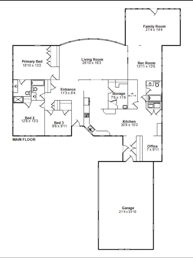 188 E Hazel Dell Ln, Springfield, IL 62712 - home floor plan