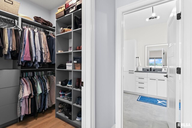 321 Harbor Point Pl, Springfield, IL 62712 - walk in closet featuring a sink