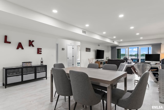 321 Harbor Point Pl, Springfield, IL 62712 - dining space with recessed lighting and light wood-type flooring