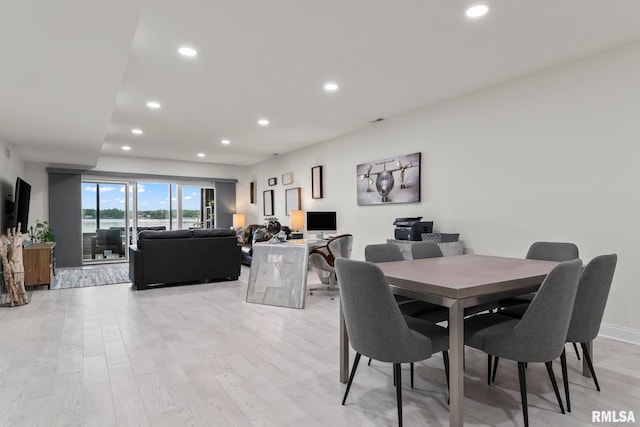 321 Harbor Point Pl, Springfield, IL 62712 - dining room featuring recessed lighting and light wood-style flooring
