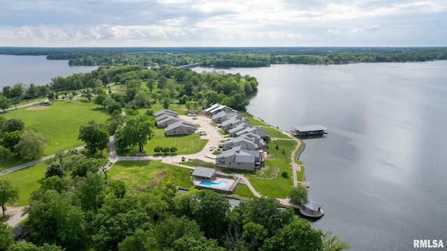 321 Harbor Point Pl, Springfield, IL 62712 - aerial view of a large body of water