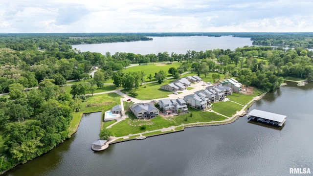 321 Harbor Point Pl, Springfield, IL 62712 - bird's eye view of a large body of water