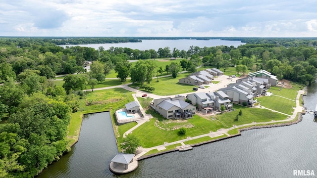 321 Harbor Point Pl, Springfield, IL 62712 - drone / aerial view of a nearby body of water