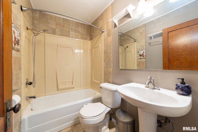 309 W State St, Payson, IL 62360 - full bathroom with  shower combination, toilet, and a sink